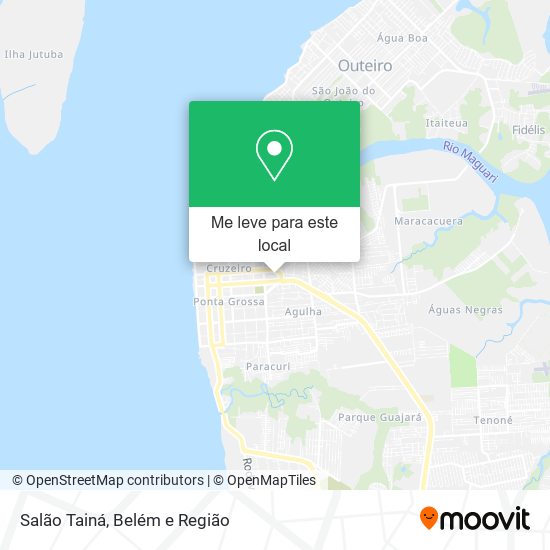 Salão Tainá mapa