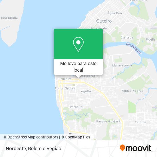 Nordeste mapa