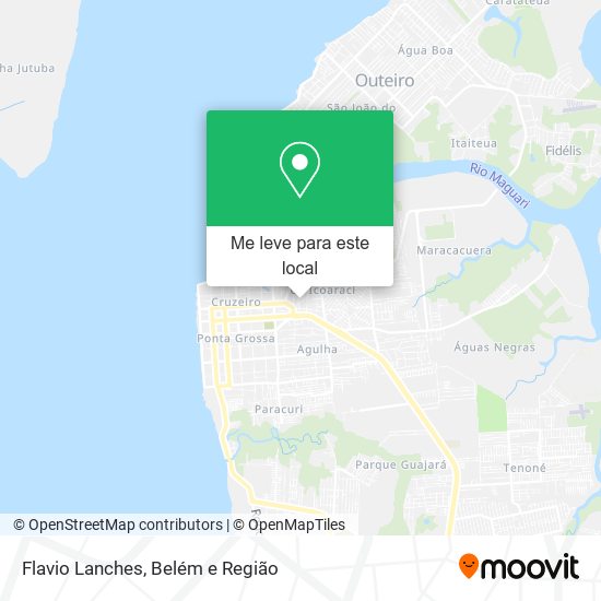Flavio Lanches mapa