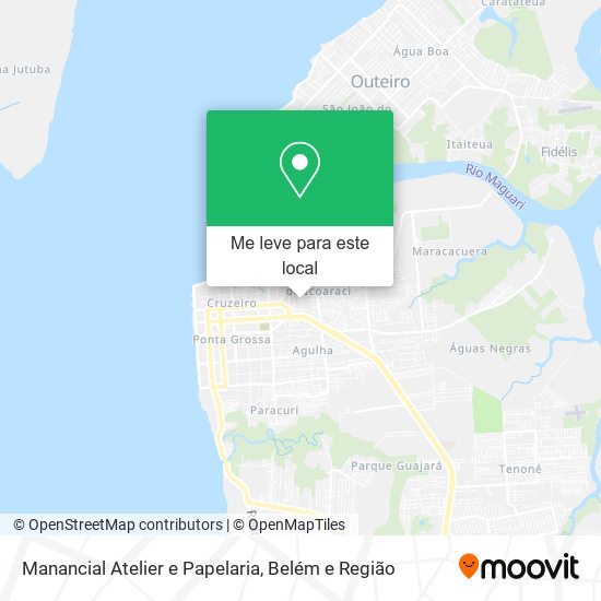 Manancial Atelier e Papelaria mapa