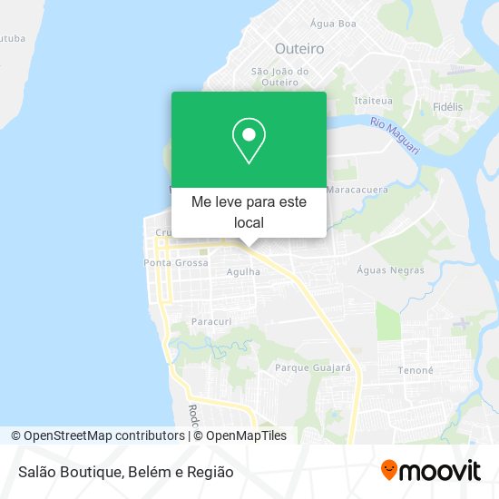 Salão Boutique mapa