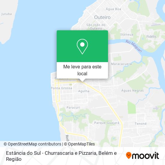 Estância do Sul - Churrascaria e Pizzaria mapa