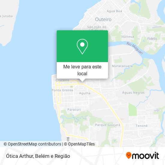 Ótica Arthur mapa