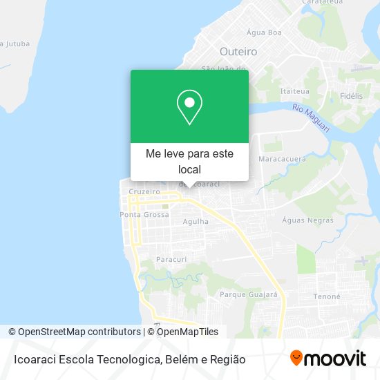 Icoaraci Escola Tecnologica mapa