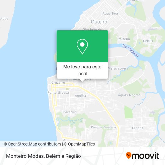 Monteiro Modas mapa