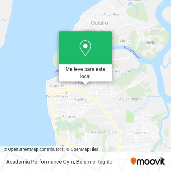 Academia Performance Gym mapa