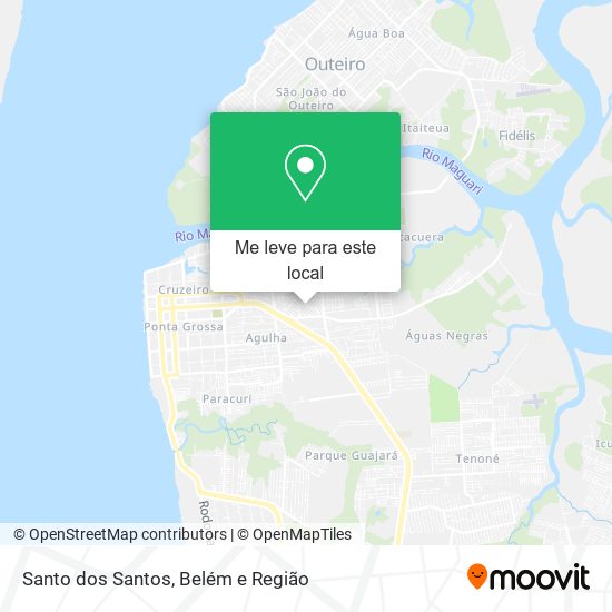 Santo dos Santos mapa