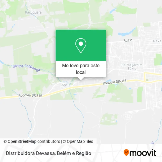 Distribuidora Devassa mapa