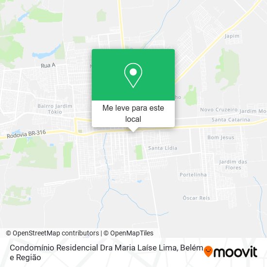 Condomínio Residencial Dra Maria Laíse Lima mapa