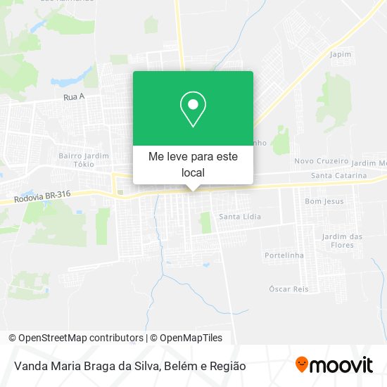 Vanda Maria Braga da Silva mapa