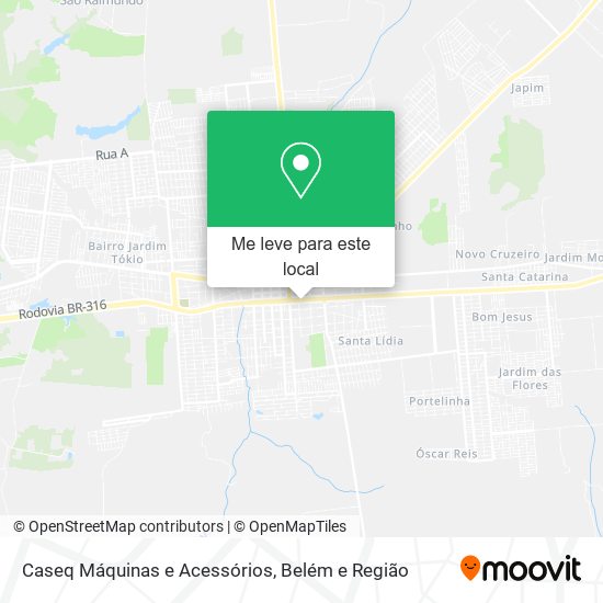 Caseq Máquinas e Acessórios mapa
