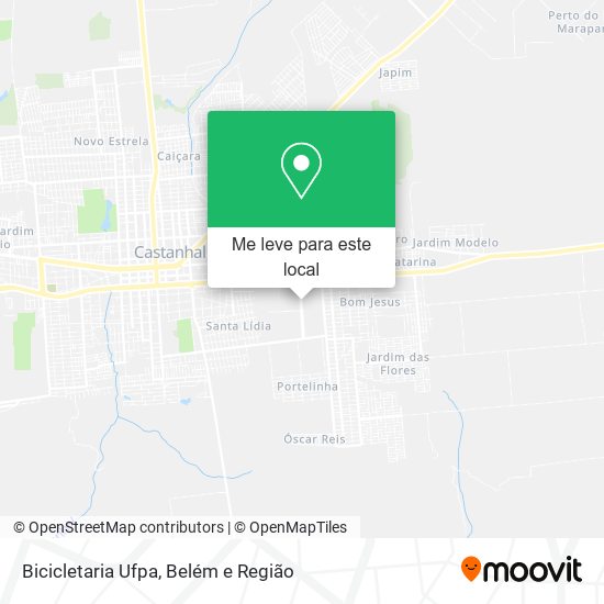 Bicicletaria Ufpa mapa