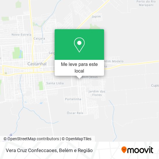 Vera Cruz Confeccaoes mapa