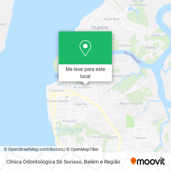 Clínica Odontológica Só Sorisso mapa