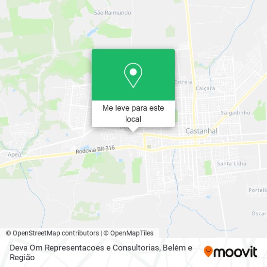 Deva Om Representacoes e Consultorias mapa