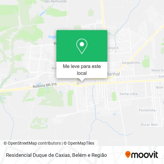 Residencial Duque de Caxias mapa