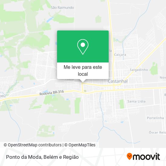 Ponto da Moda mapa