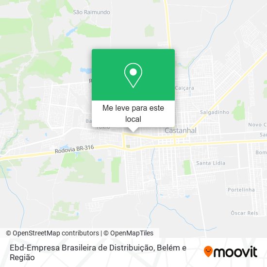 Ebd-Empresa Brasileira de Distribuição mapa