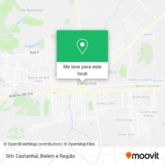 Sttr Castanhal mapa