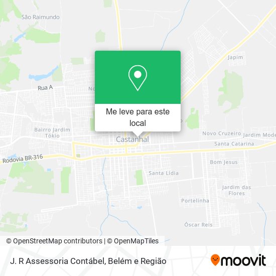J. R Assessoria Contábel mapa