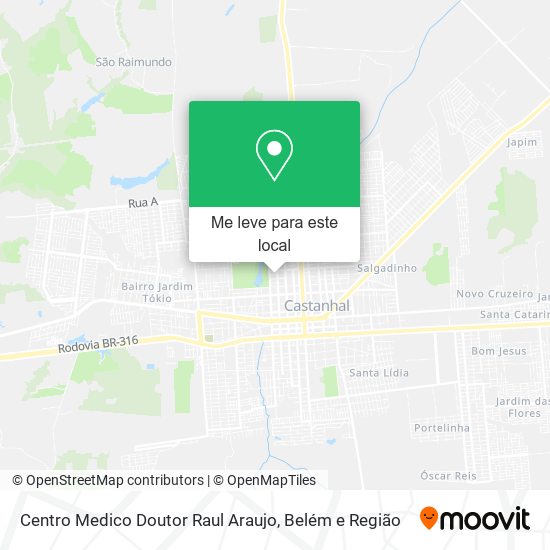 Centro Medico Doutor Raul Araujo mapa