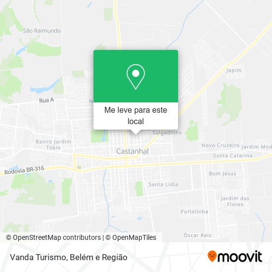 Vanda Turismo mapa