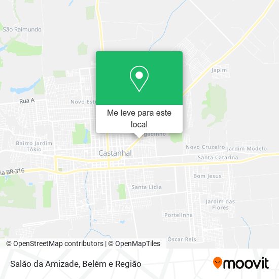 Salão da Amizade mapa