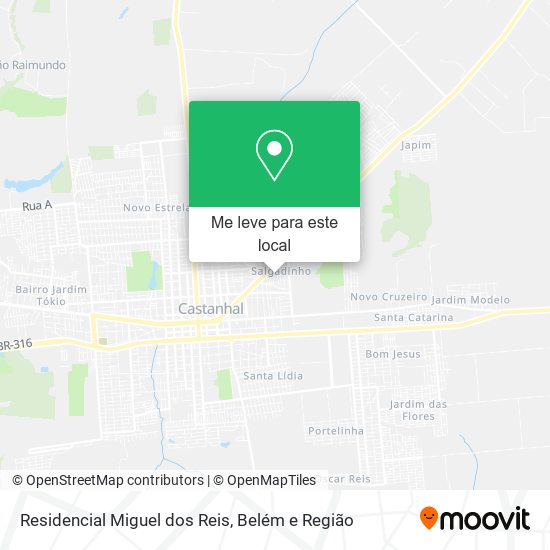 Residencial Miguel dos Reis mapa