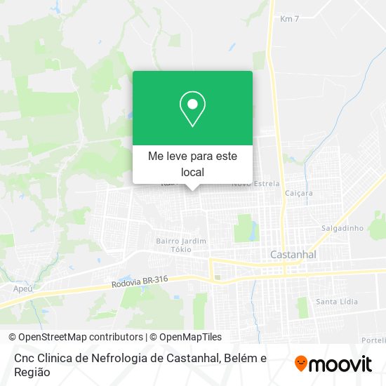 Cnc Clinica de Nefrologia de Castanhal mapa
