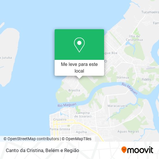 Canto da Cristina mapa