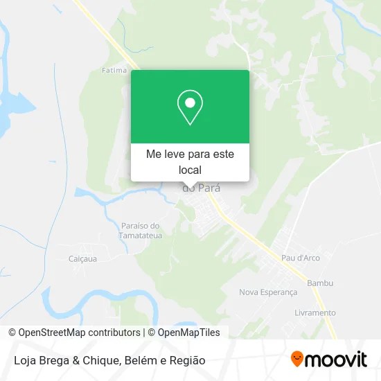 Loja Brega & Chique mapa