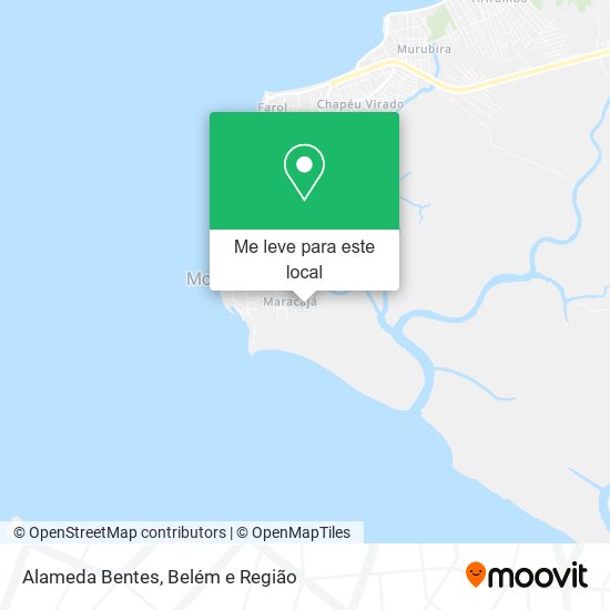 Alameda Bentes mapa