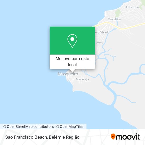 Sao Francisco Beach mapa