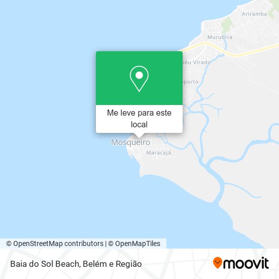 Baia do Sol Beach mapa