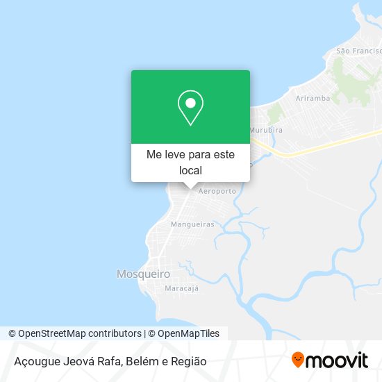 Açougue Jeová Rafa mapa