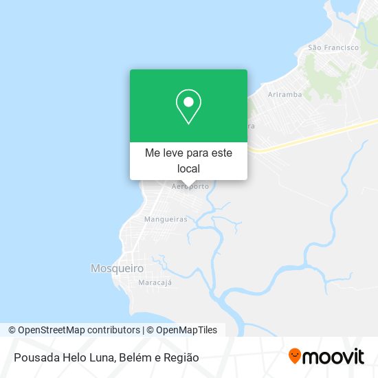 Pousada Helo Luna mapa