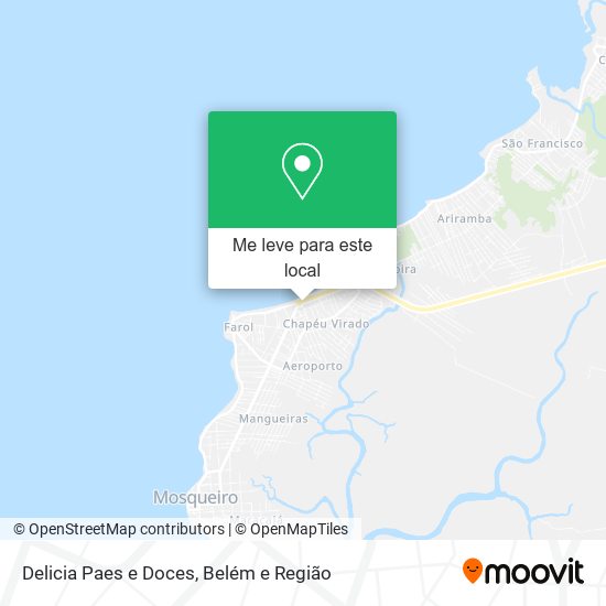 Delicia Paes e Doces mapa