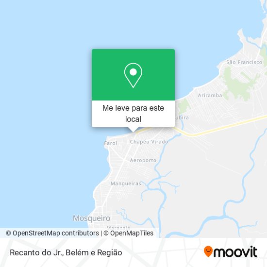 Recanto do Jr. mapa