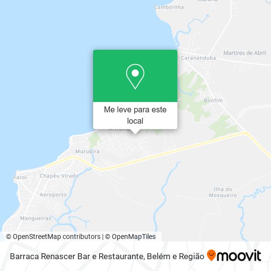 Barraca Renascer Bar e Restaurante mapa