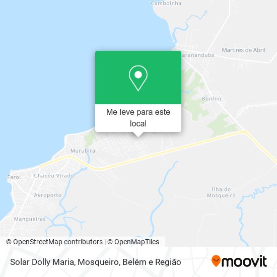 Solar Dolly Maria, Mosqueiro mapa