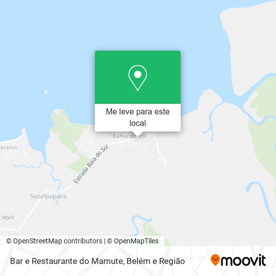 Bar e Restaurante do Mamute mapa