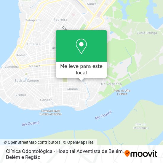 Clínica Odontológica - Hospital Adventista de Belém mapa