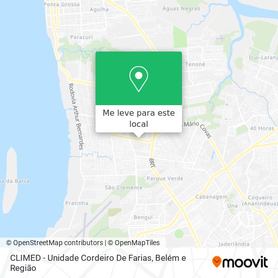 CLIMED - Unidade Cordeiro De Farias mapa