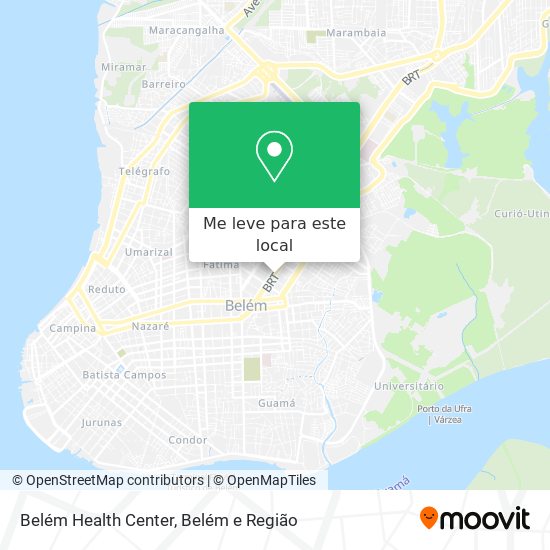 Belém Health Center mapa