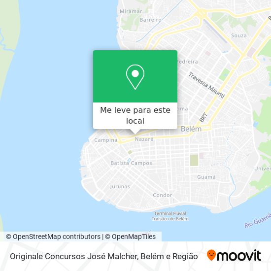 Originale Concursos José Malcher mapa