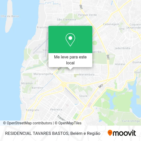 RESIDENCIAL TAVARES BASTOS mapa