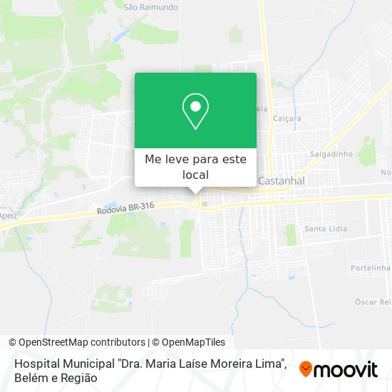 Hospital Municipal "Dra. Maria Laíse Moreira Lima" mapa