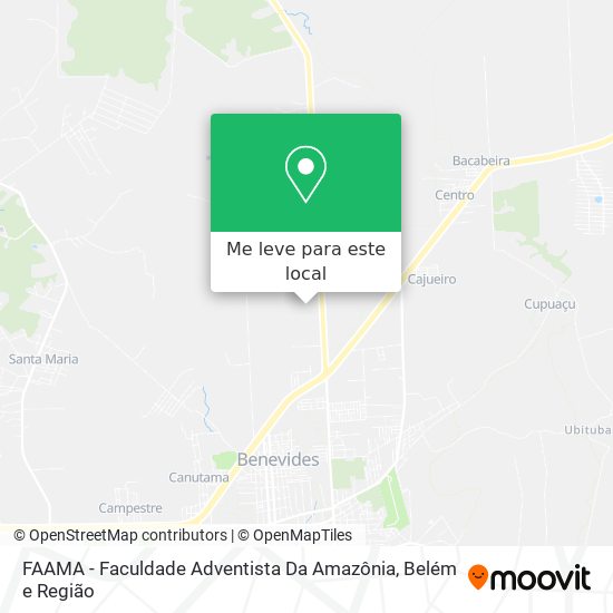 FAAMA - Faculdade Adventista Da Amazônia mapa
