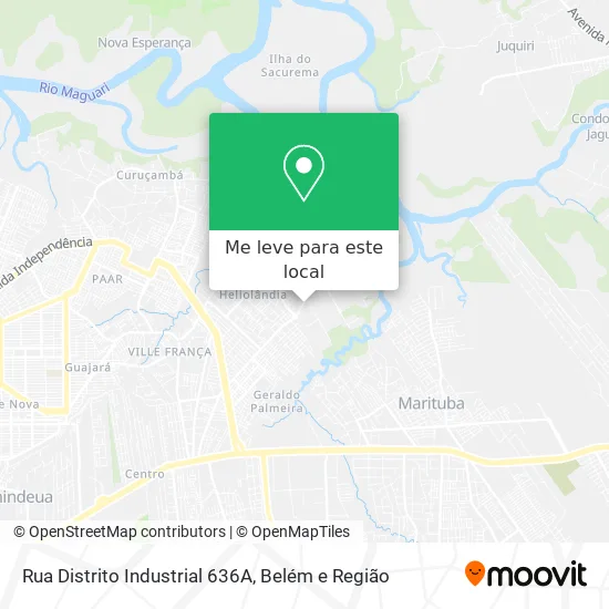 Rua Distrito Industrial 636A mapa