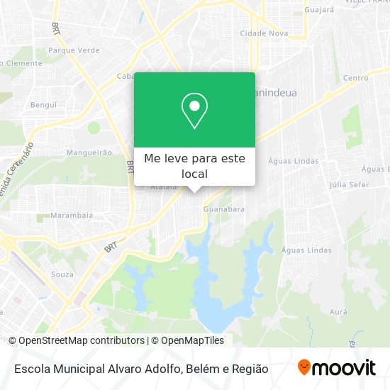 Escola Municipal Alvaro Adolfo mapa